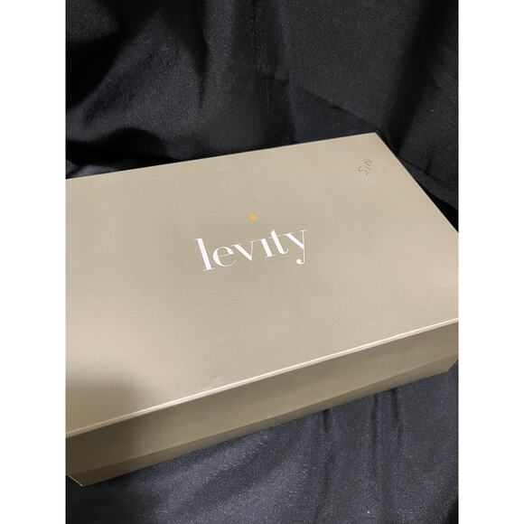 Levity Black Velvet Heels - Size 7 With Original Box - Preowned - Picture 9 of 10
